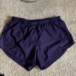 Purple Nike running shorts!
